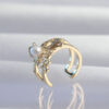 Pirinç Gold Renk İncili Ahtapot Earcuff Küpe - Görsel 2