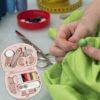 Çok Fonksiyonlu Mini Çanta Boy Seyahat Tipi Dikiş Seti - Görsel 5