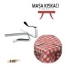 Modacar Masa Örtüsü Klipsi - Metal Masa Kelepçesi Masa Örtüsü Sabitleyici  8 ADET - Görsel 2