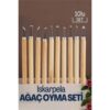 Modacar Ahşap Saplı İskarpela seti Ağaç ve Ahşap İşleme İçin Profesyonel Hobi Takımı Ahşap YontmaA Araçları - Görsel 2