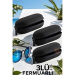 Engithalat 3 lü Fermuarlı Gözlük Kabı Seti Swieca Design