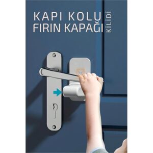 Engithalat Çocuklara Kapı Kolu ve Fırın Kapağı Güvenlik Kilidi