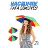 Modacar Hac Umre Kafa Şemsiyesi Güneş Koruma Şemsiyesi 2 adet - Görsel 2