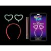 Glow Stick Karanlıkta Yanan Fosforlu Kalp Taç 12 Adet - Görsel 2