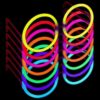 Glow Stick Yuvarlak Parti Gözlüğü 6 Adet - Görsel 4