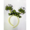 Happy Birthday Neon Renk Doğum Günü Tacı 12 Adet - Görsel 2