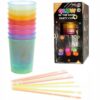 Karanlıkta Yanan Mega Glow Bardaklar 8 Adet - Görsel 5