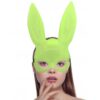 Karanlıkta Yanan Glow Floresan Tavşan Maskesi - Görsel 3