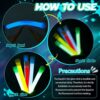 Karanlıkta Yanan Asılabilir ip Aparatlı Glow Stick Lamba Seti 15cm - Görsel 4