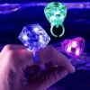 Kristal Tasarımlı Led Işıklı Mor Yüzük - Görsel 2