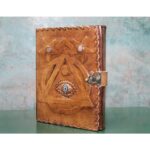 Taşlı Deri Defter Model 4