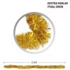 Simli Parti Süsü 2 Metre Gold - Görsel 2